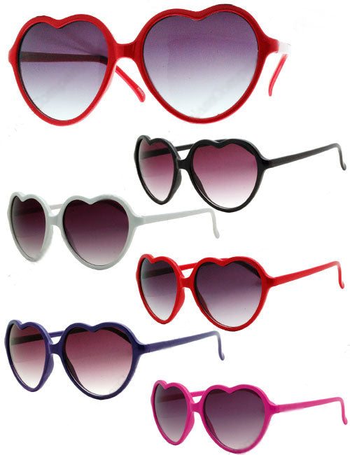 Heart Shaped Sunglasses - HB Sunglasses - Flyclothing LLC