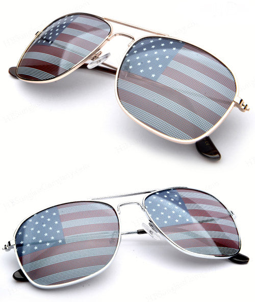 US Flag Sunglasses III - HB Sunglasses - Flyclothing LLC