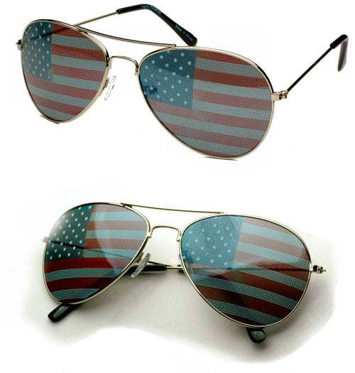 US Flag Sunglasses - HB Sunglasses - Flyclothing LLC