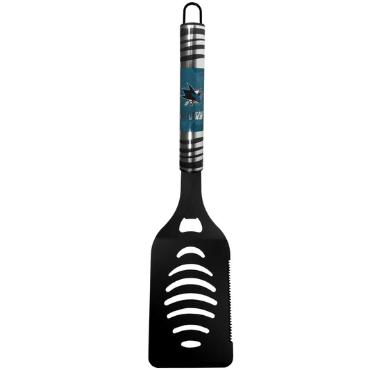 San Jose Sharks® Black Spatula w/Team Colors - Siskiyou Buckle - Flyclothing LLC