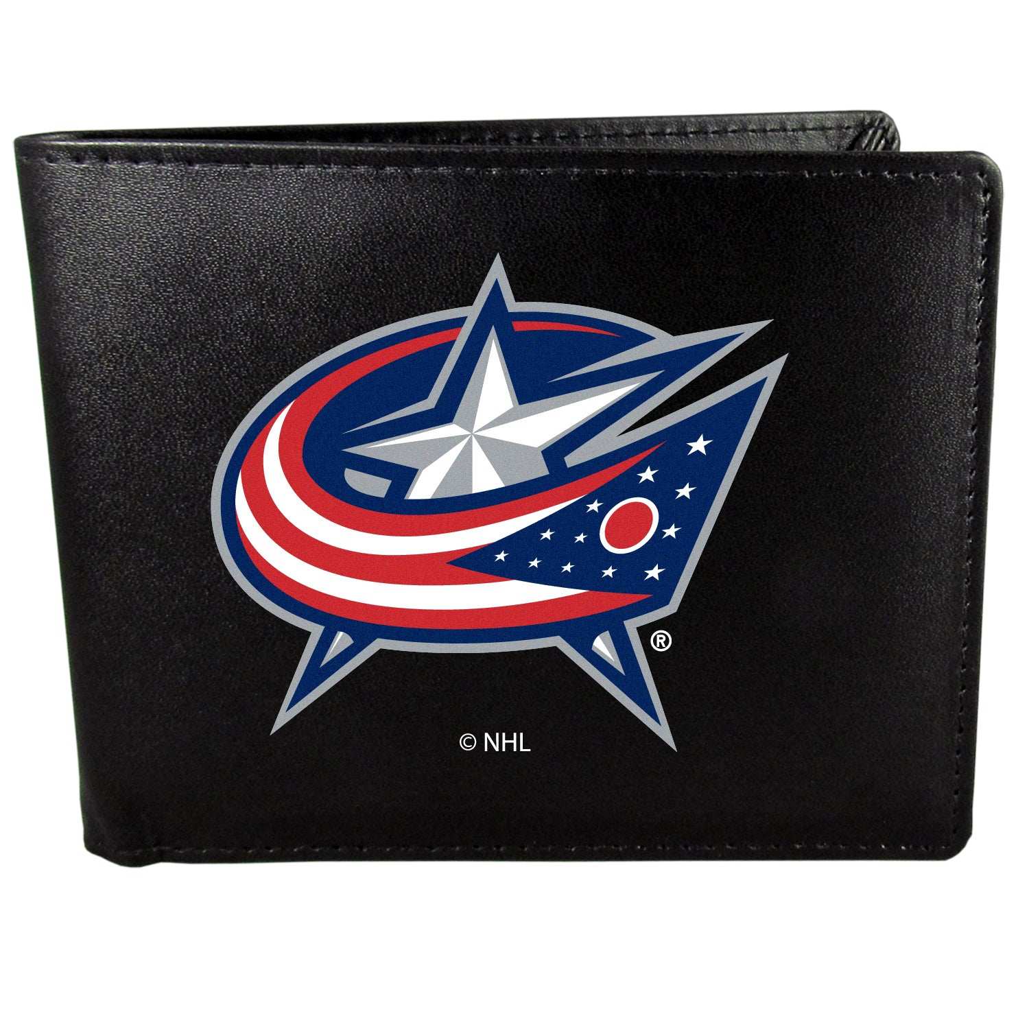 Columbus Blue Jackets Bi-fold Wallet Large Logo - Columbus Blue Jackets - Flyclothing LLC