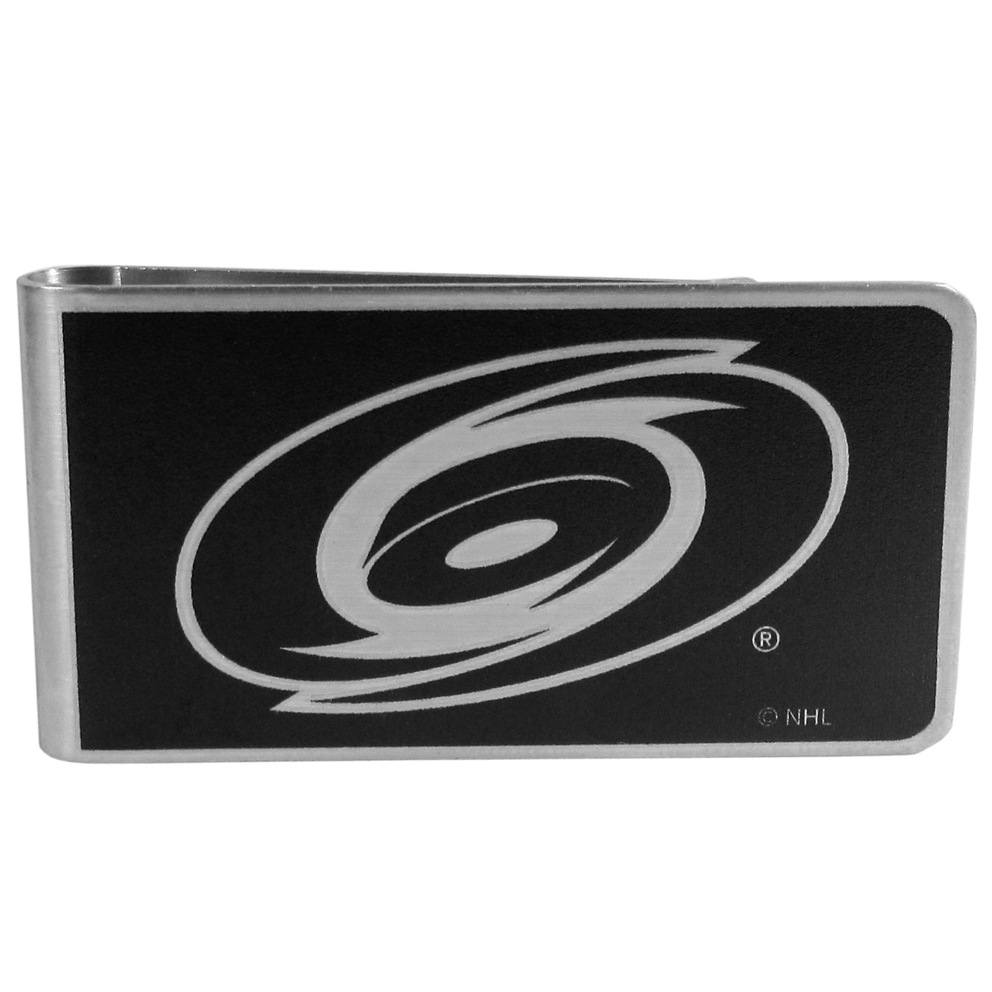 Carolina Hurricanes® Black and Steel Money Clip