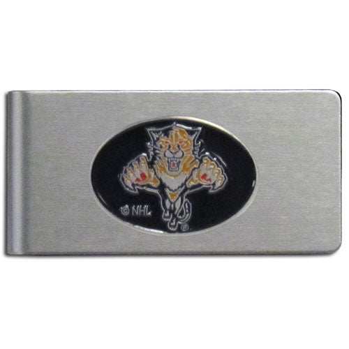 Florida Panthers Brushed Metal Money Clip - Florida Panthers - Flyclothing LLC