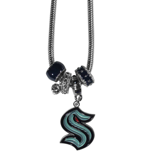 Seattle Kraken Euro Bead Necklace - Seattle Kraken - Flyclothing LLC