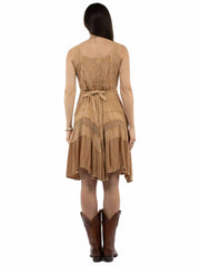 Honey creek Beige 100% rayon Short tank dress