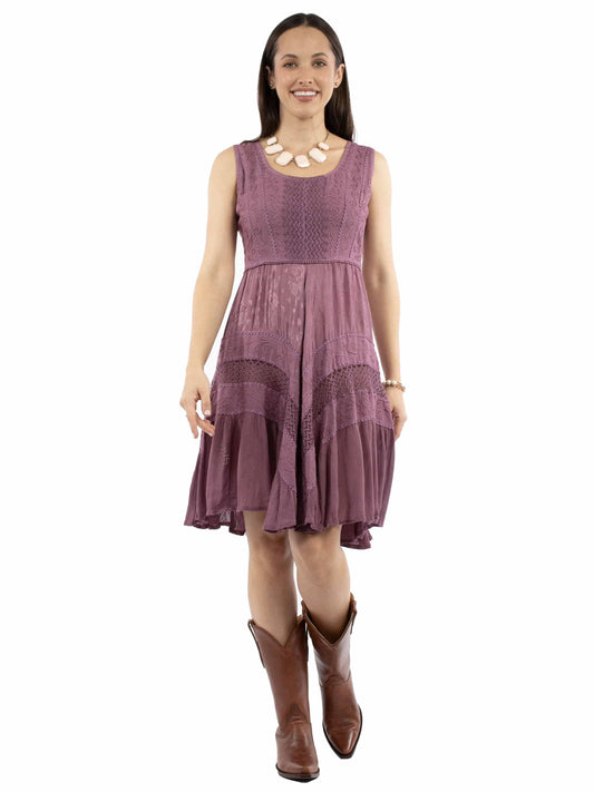 Honey creek Dusk 100% rayon Short tank dress