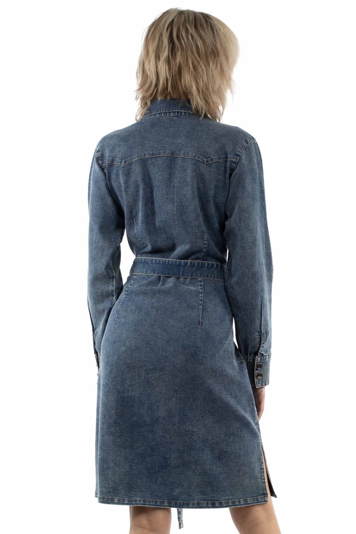 Scully Denim Heart Pocket Denim Dress