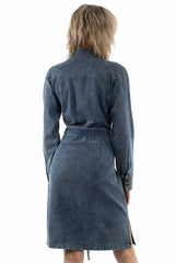 Scully Denim Heart Pocket Denim Dress