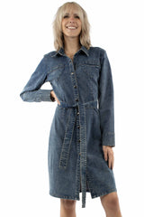 Scully Denim Heart Pocket Denim Dress