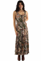 Scully Leather Loden Rayon Paisley & Floral Slvls Dress - HC1044-LOD - Scully Leather - Flyclothing LLC