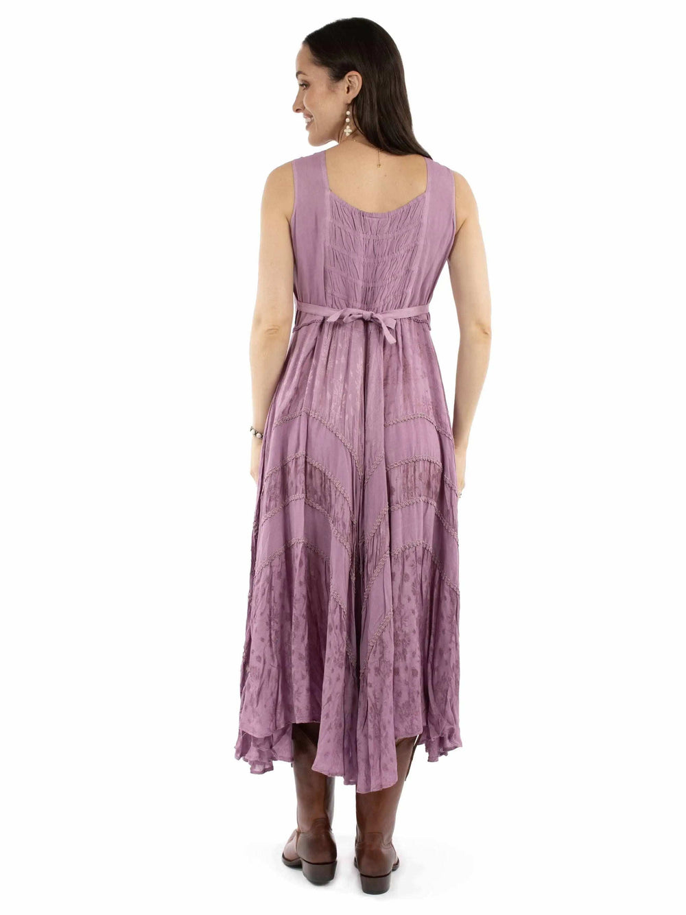 Honey Creek 100% rayon Dusk Lace front dress - Scully Leather - Flyclothing LLC