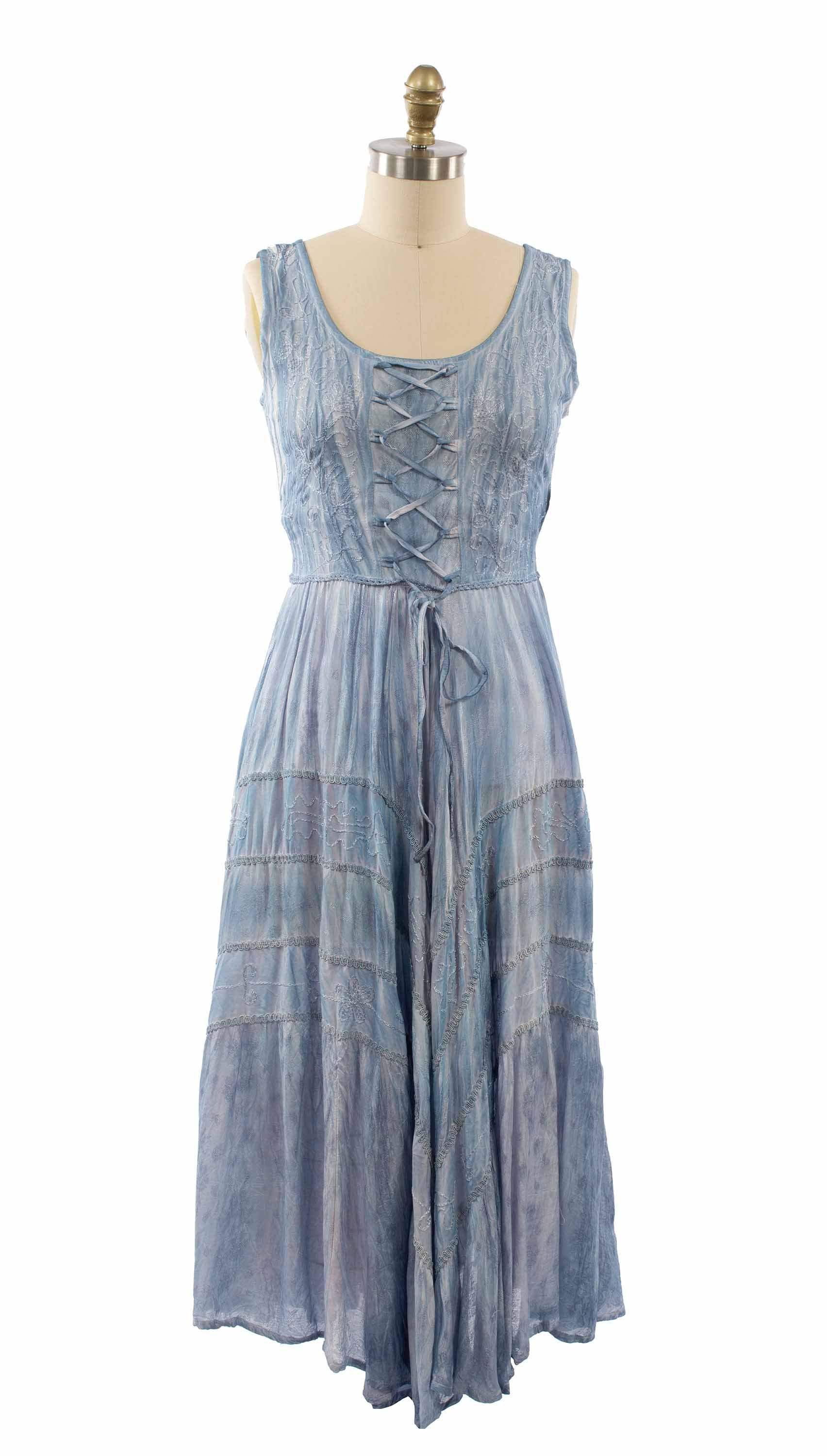 Scully leather Tie-dye Lace front dress Hc118 - Scully Leather - Flyclothing LLC