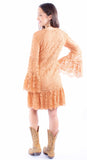 Scully Leather Honey Creek Lace Dress W/Flare Sleeves - Scully Leather