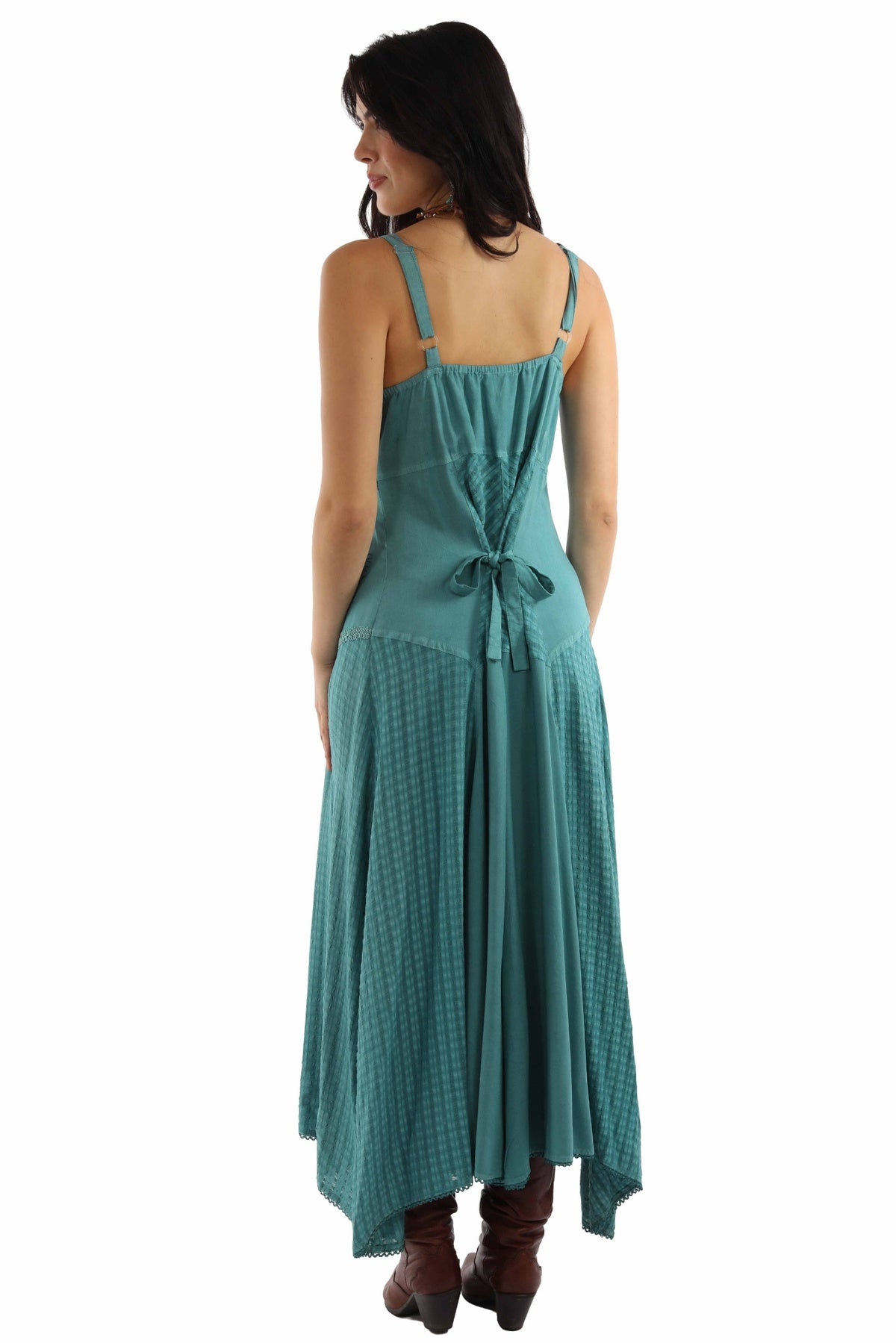 Scully Teal Long Rayon Dress