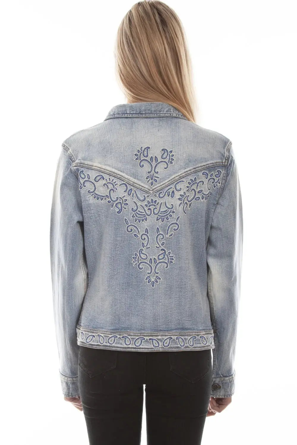 Scully Leather Womens Denim Jacket - Scully Leather - Flyclothing LLC