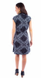 Honey creek black bandana print dress - Scully Leather