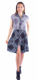 Honey creek black bandana print dress - Scully Leather