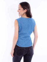 Scully Leather Honey Creek Vest With Side Lace Up - Scully Leather - Flyclothing LLC