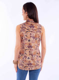 Honey creek brown bucking states s/l top - Scully Leather - Flyclothing LLC
