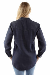 Scully Leather Honey Creek Emb. Tencel Top - Scully Leather - Flyclothing LLC