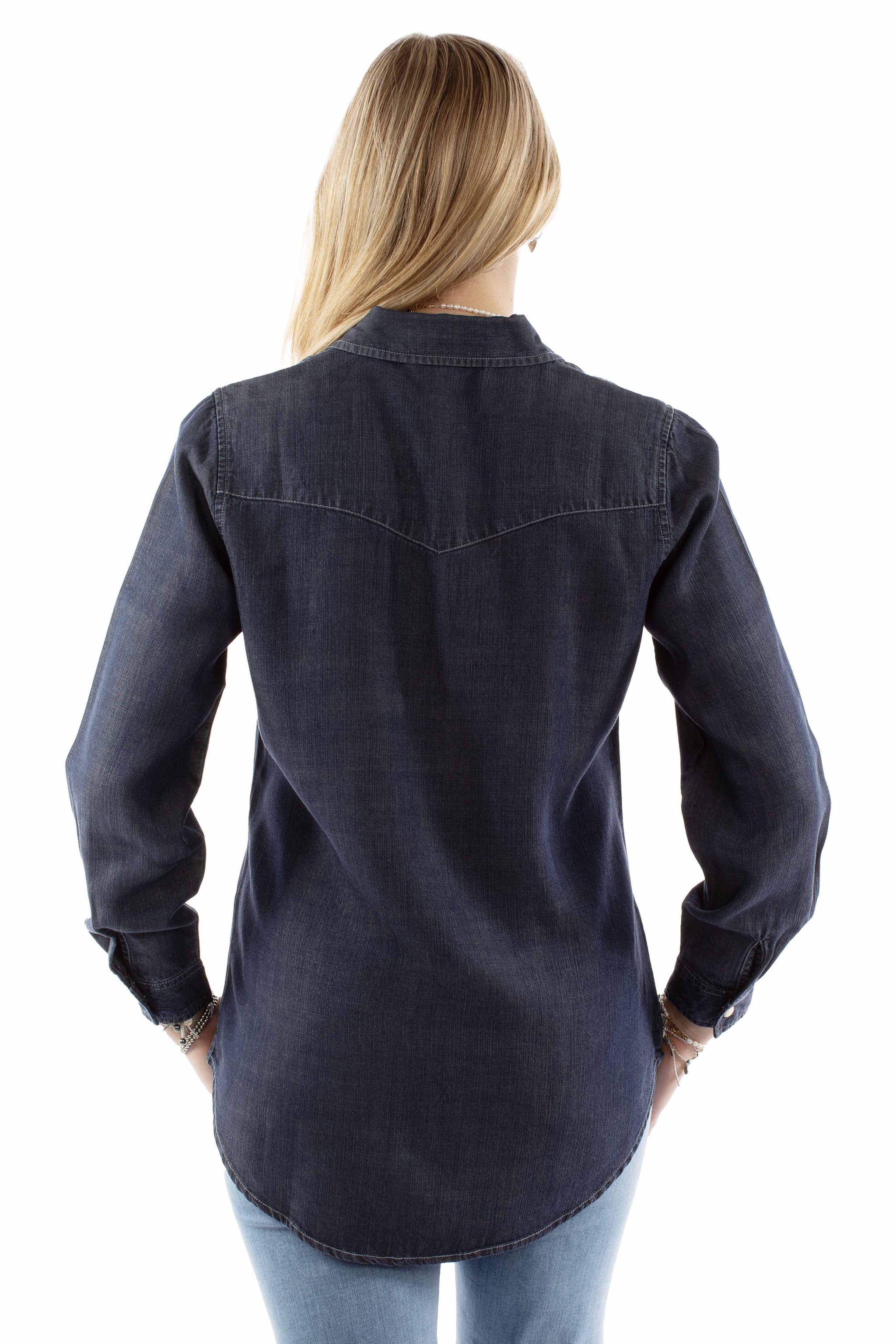 Scully Leather Honey Creek Emb. Tencel Top - Scully Leather - Flyclothing LLC