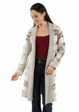 Scully Leather Oatmeal Open Front Duster Cardigan - Scully Leather
