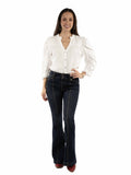 Honey Creek  Dark blue Panel jeans - Scully Leather