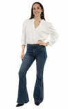 Honey Creek  Blue Bell bottom w/crystal insets - Scully Leather