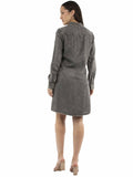 Honey Creek  Black Whipstitch dress