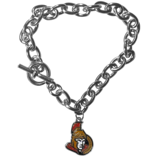 Ottawa Senators Charm Chain Bracelet - Ottawa Senators - Flyclothing LLC