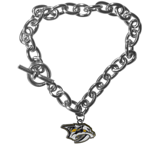 Nashville Predators Charm Chain Bracelet - Nashville Predators - Flyclothing LLC