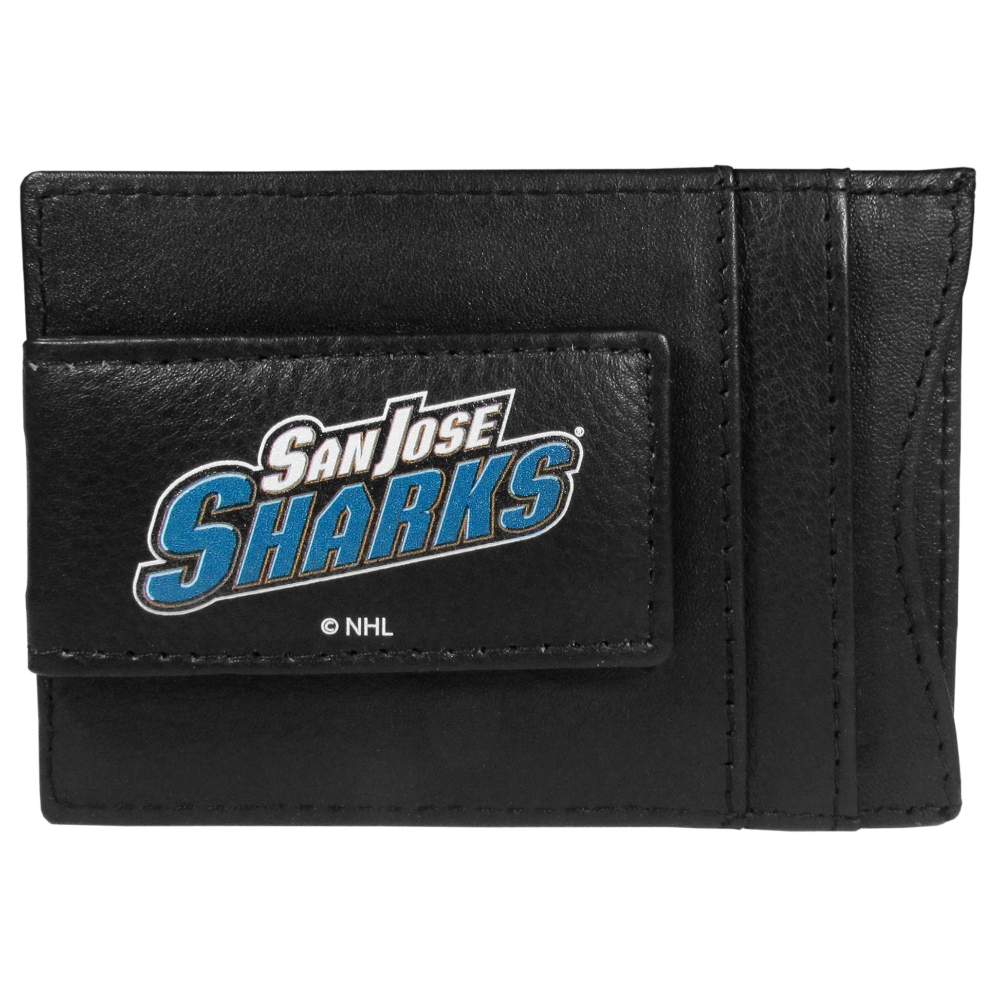 San Jose Sharks® Logo Leather Cash and Cardholder