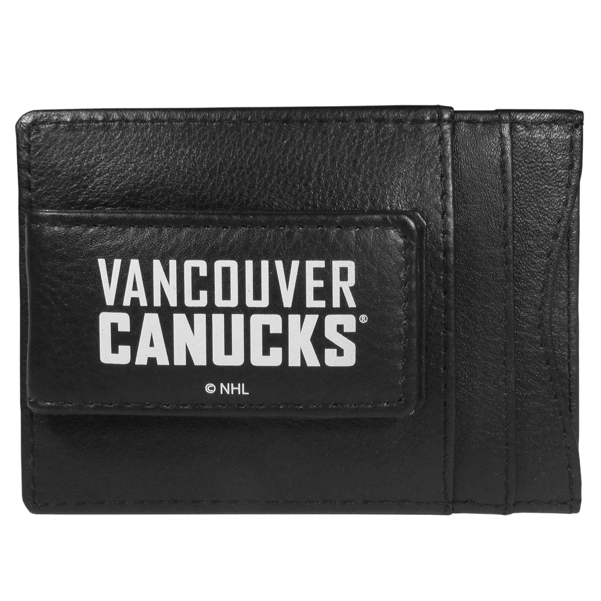 Vancouver Canucks® Logo Leather Cash and Cardholder