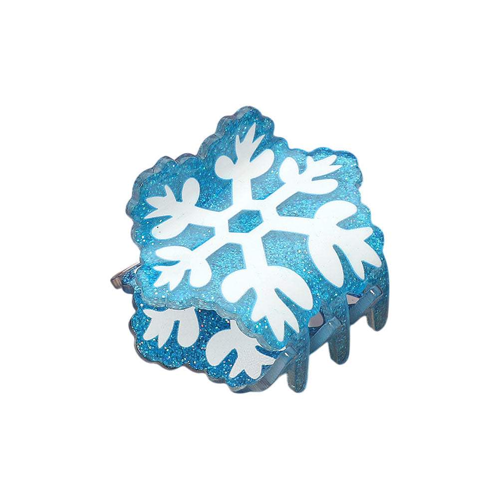 Snowflake Hair Claw Clip - Madeline Love - Flyclothing LLC