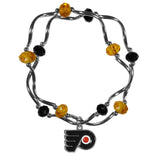Philadelphia Flyers Crystal Bead Bracelet - Philadelphia Flyers - Flyclothing LLC
