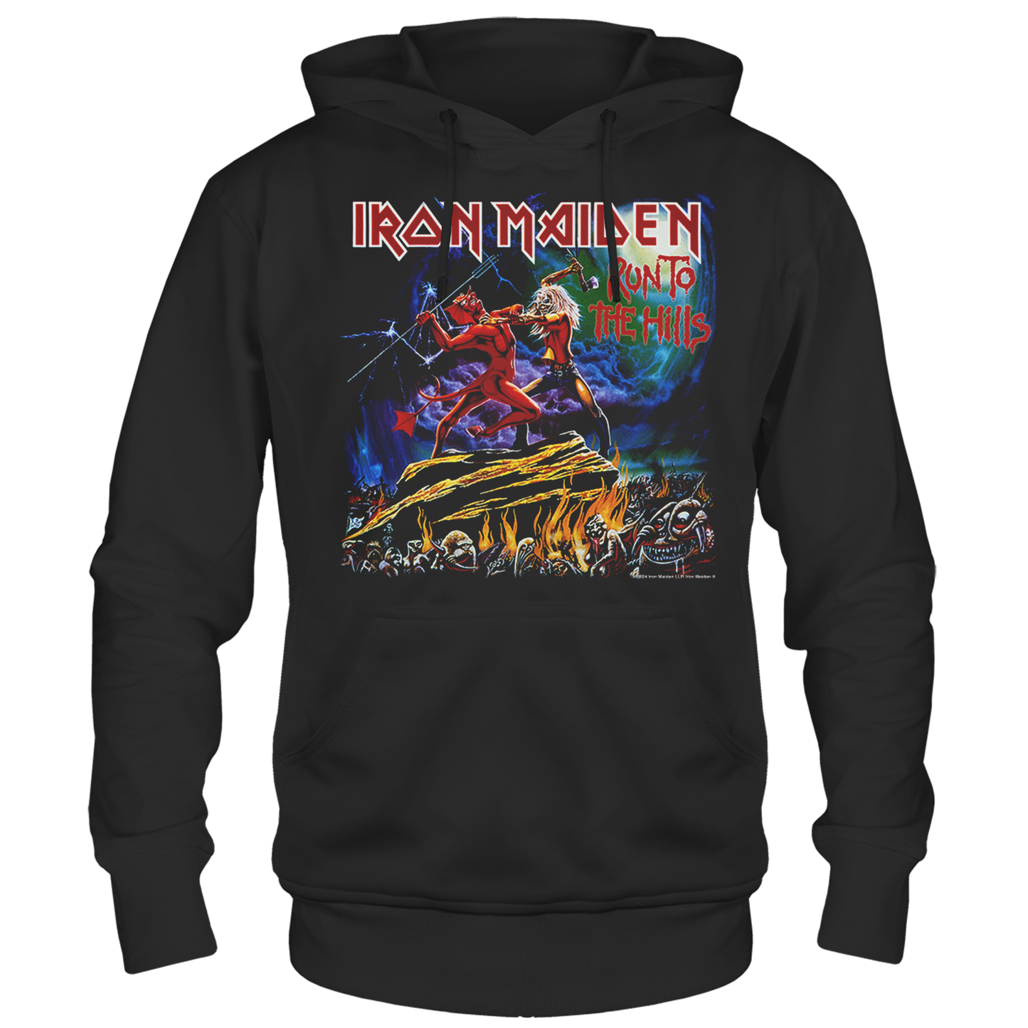 IRON MAIDEN RUN TO HILLS BLK HDY F/B