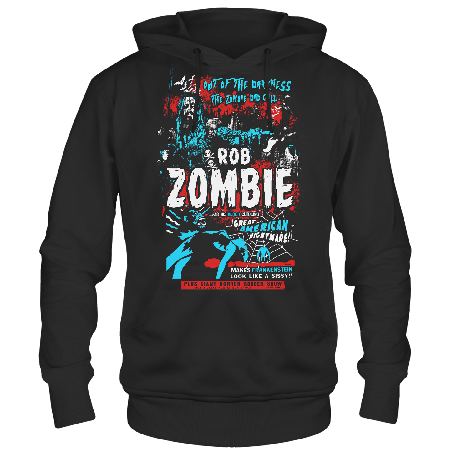 ROB ZOMBIE INTO DARKNESS BLK HDY