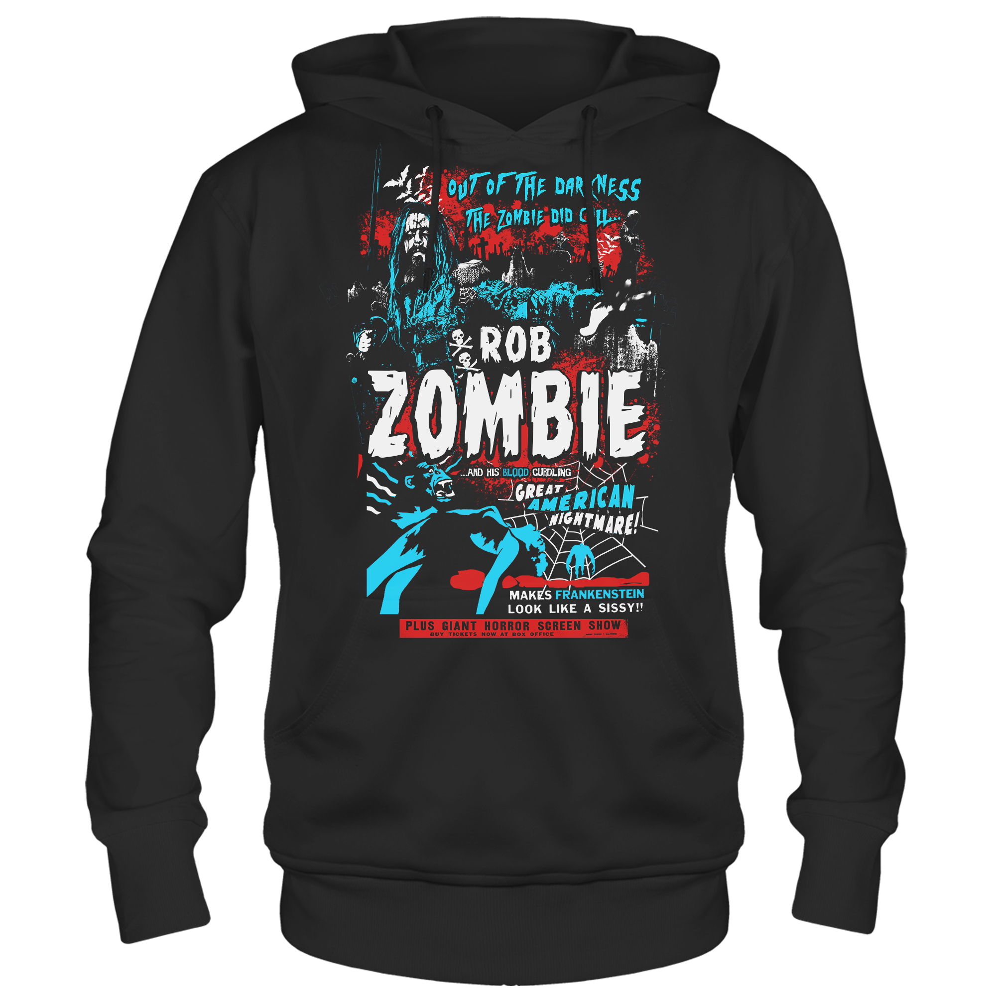 ROB ZOMBIE INTO DARKNESS BLK HDY