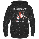 MY CHEMICAL ROMANCE REVENGE COVER SPLATTER BLACK FLEECE HOODIE