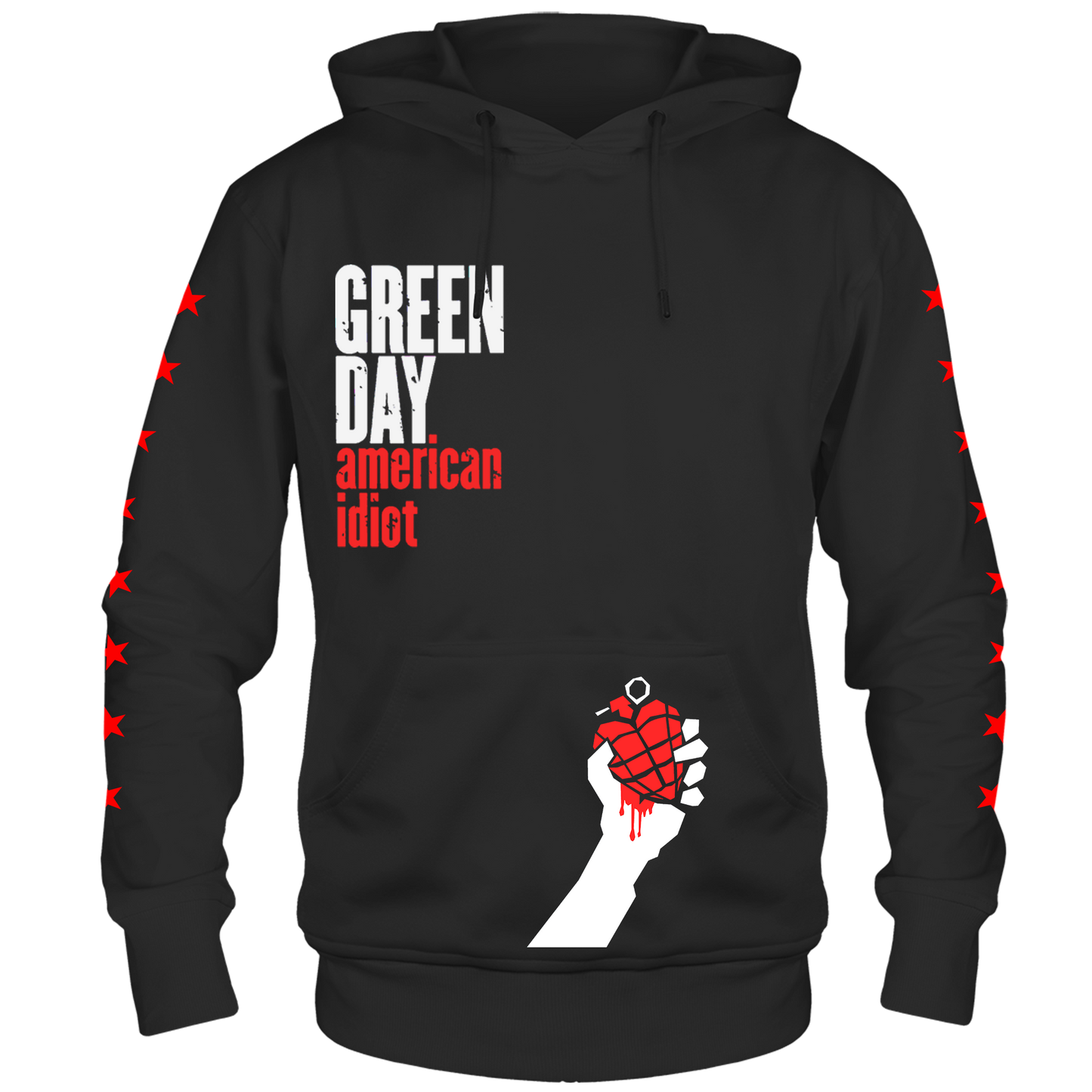 GREEN DAY AMER IDIOT BLK HDY F/S