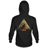 GORILLAZ THE MOUNTAIN 2026 NEW ALBUM COVER FRT/BACK BLACK HOODIE