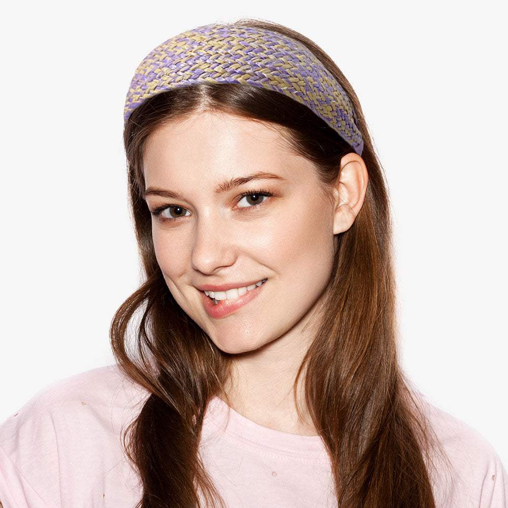 Braided Straw Headband - Madeline Love - Flyclothing LLC