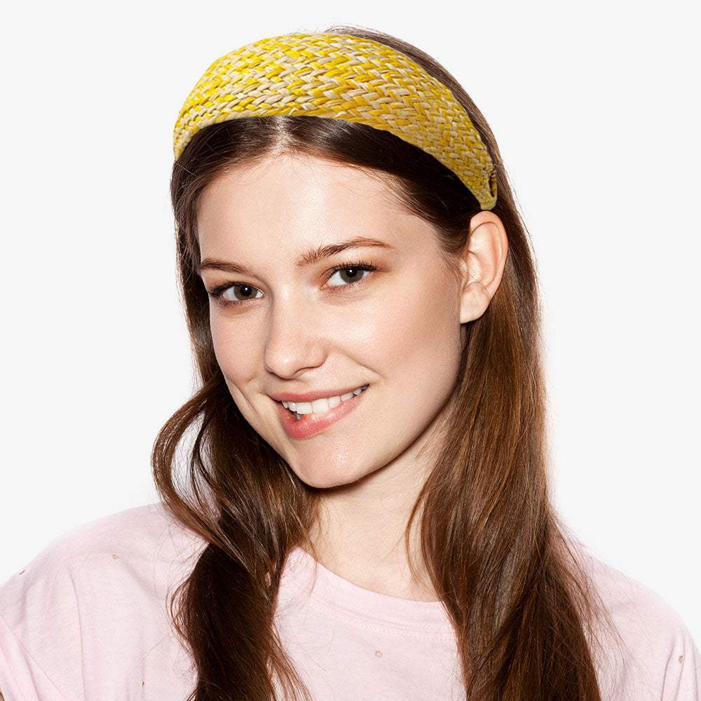 Braided Straw Headband - Madeline Love - Flyclothing LLC