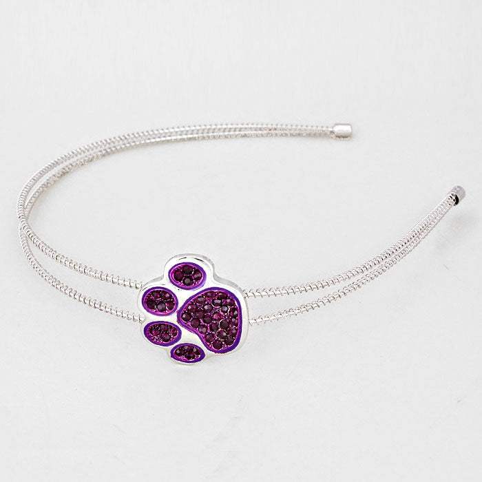 Crystal Pave Paw Headband - Madeline Love - Flyclothing LLC
