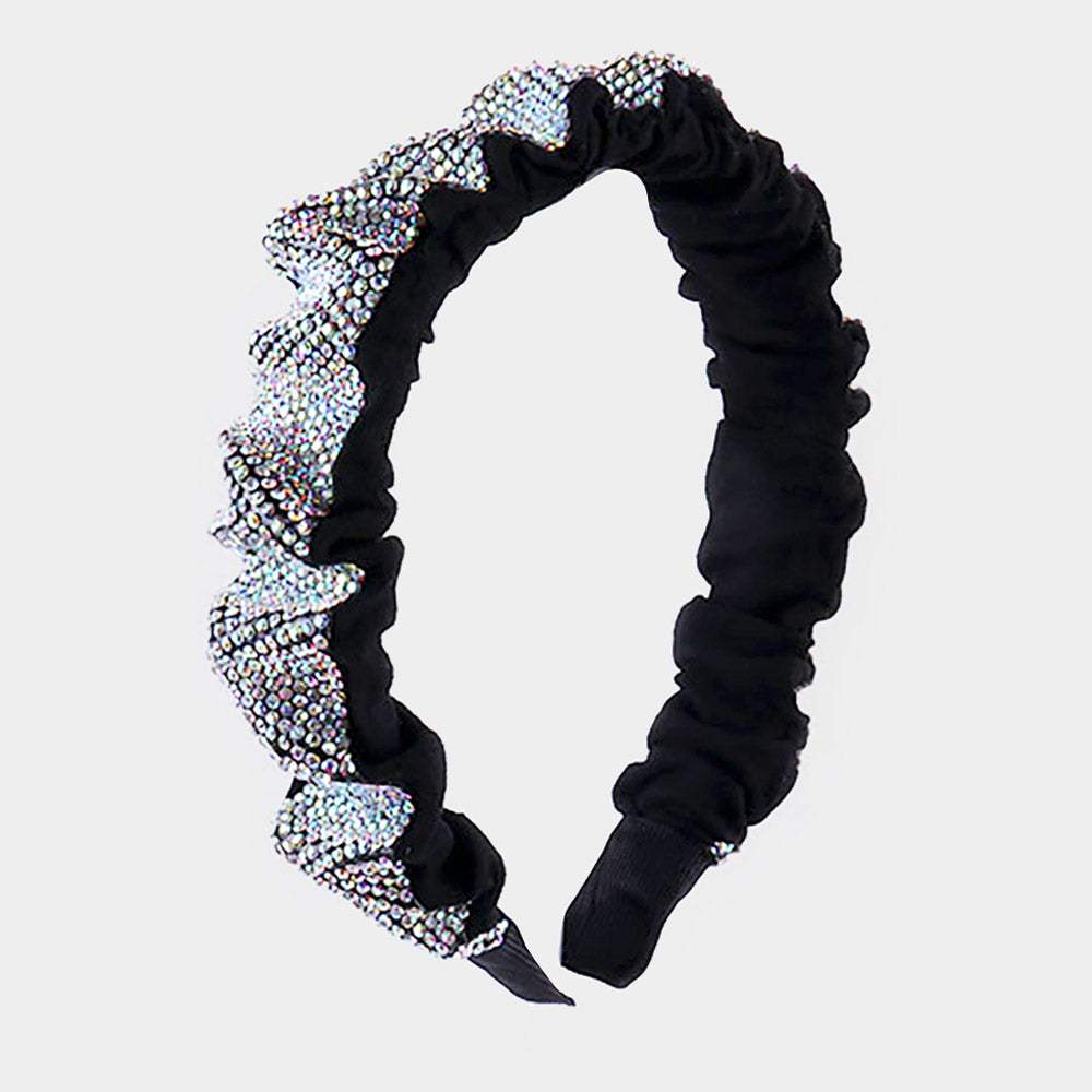 Bling Pleated Headband - Madeline Love - Flyclothing LLC