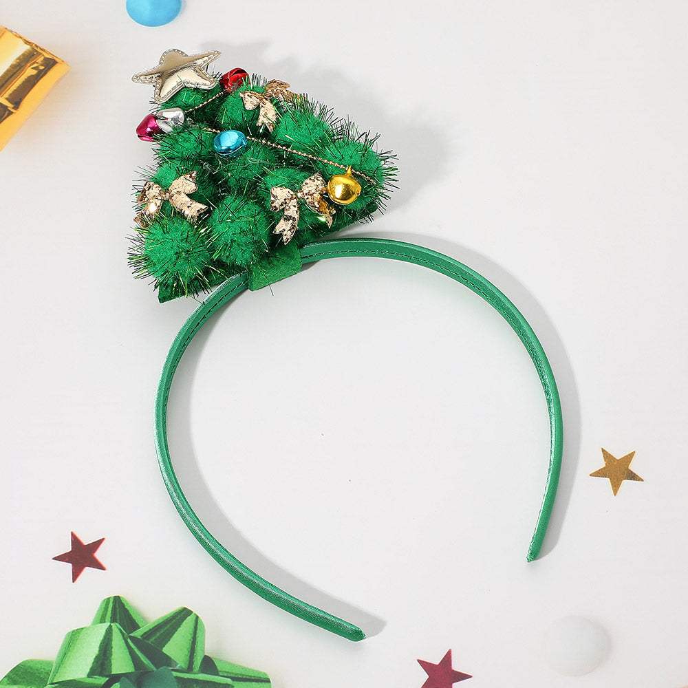 Festive Ornament Christmas Tree Accent Headband - Madeline Love - Flyclothing LLC