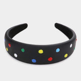 Colorful Polka Dot Headband - Madeline Love - Flyclothing LLC