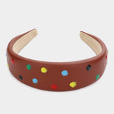 Colorful Polka Dot Headband - Madeline Love - Flyclothing LLC