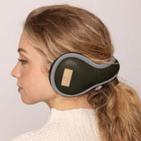 Faux Fur Lined Poly Urethane Padded Earmuffs - Madeline Love - Flyclothing LLC