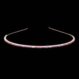 1Row Rectangle Stone Headband - Madeline Love - Flyclothing LLC
